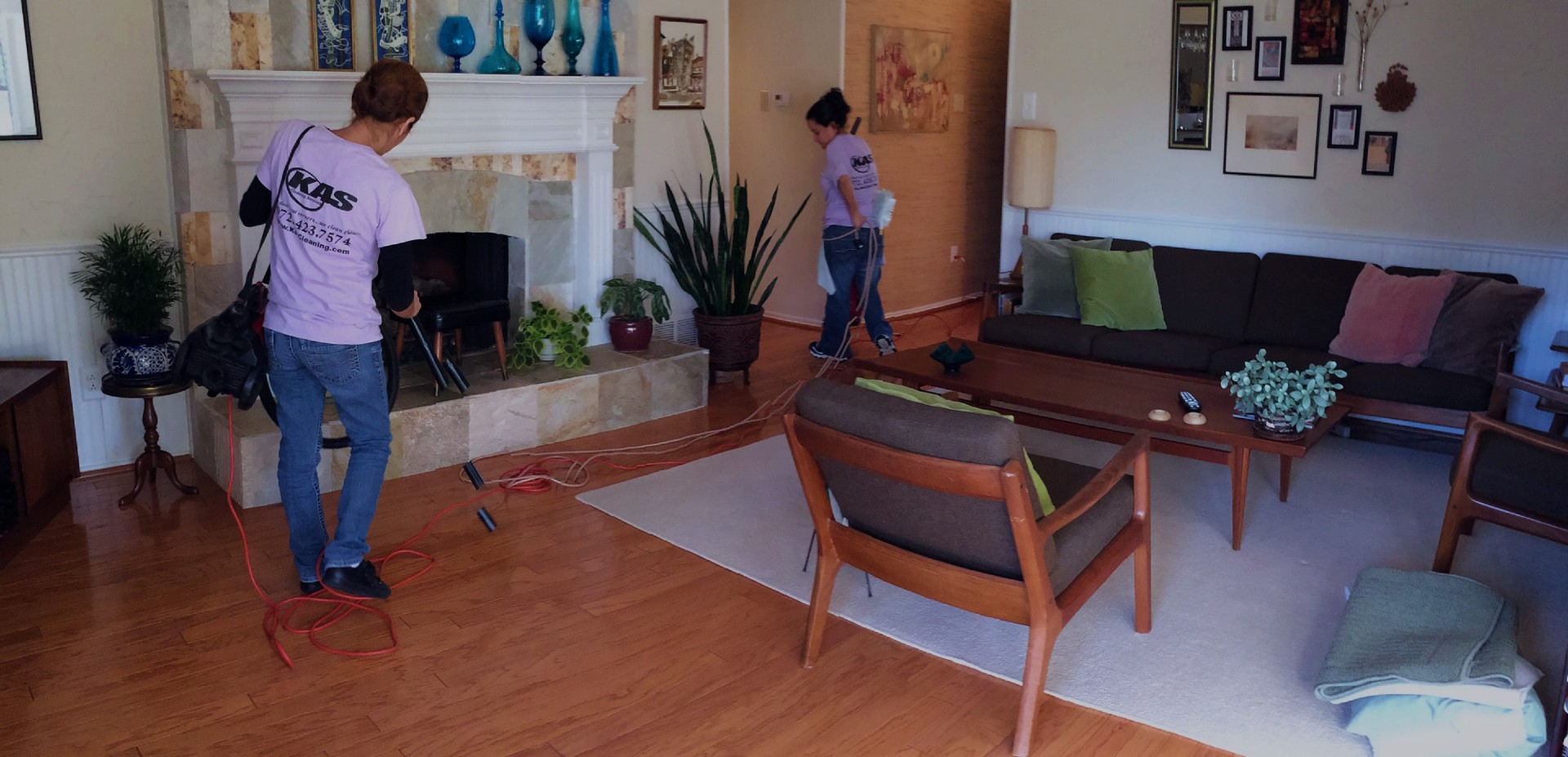 Commercial space cleaning